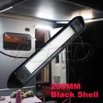 12V DC Waterproof Black Shell Cool White 250MM LED Awning Light