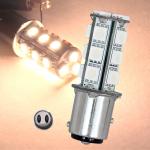 BA15D 1157 Orange 18-SMD-LED Replacement Bulb Off Pin