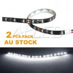 2XDIY Cool white 30cm SMD 3528 17LED Flexible Car/Motorcycle/Truck/Brake Strip L...