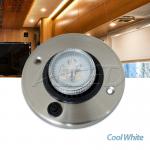 12V LED Directional Eyeball Cabinet Light RV Motorhome Boat Lamp Switch Cool Whi...