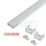 1m Thin Alloy Channel Extrusion Aluminium Bars for LED strip under cabinet light...