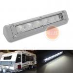 200mm Gray Rigid LED Awning Light 12V Waterproof Exterior RV Wall Lamp