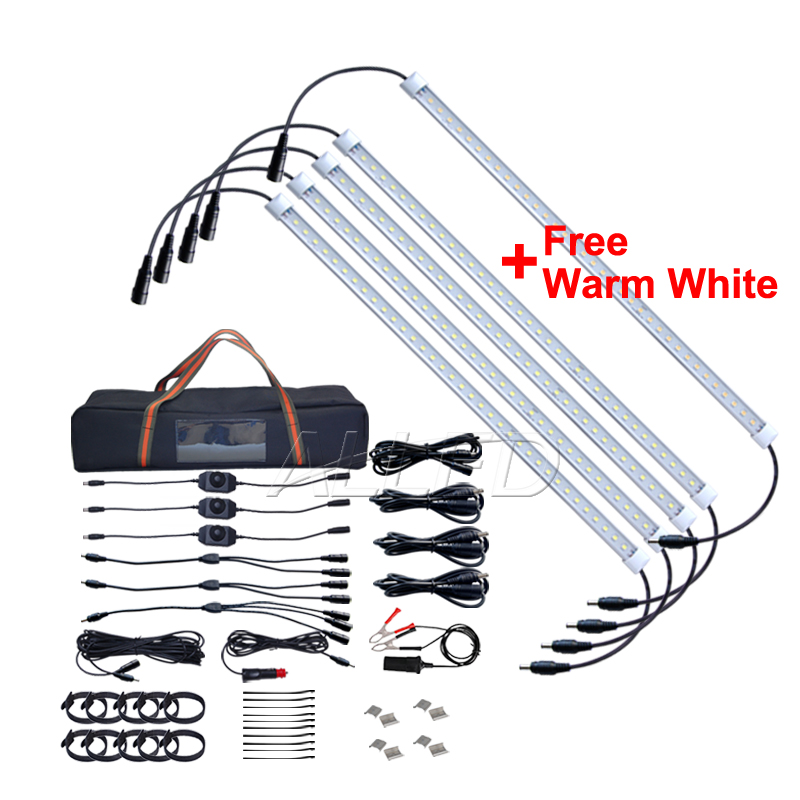 12V 4 bars 500MM LED Strip Camping Light one more warm white for free_Camp&Outdoor Light_LED