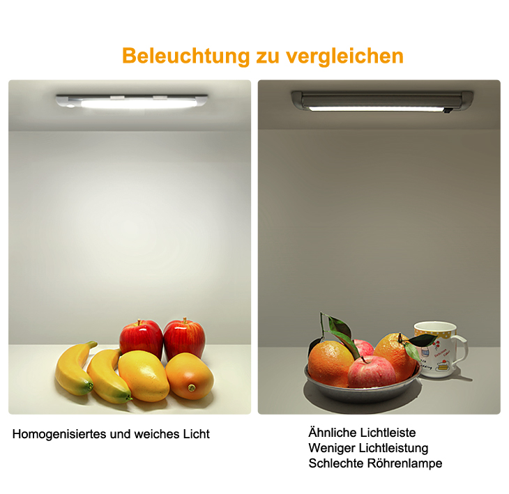 12V LED Lichtleiste Wandleuchte Deckenlampe Wohnwagen Beleuchtung Fluor