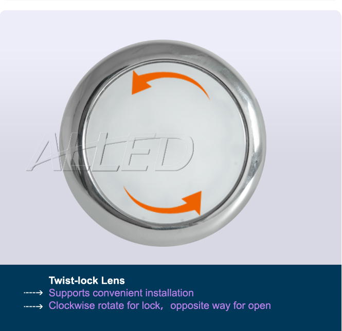 4" 24V Stainless steel LED Ceiling Light Marine Boat Yacht RV Camper Down Lamps 9345083000662 eBay