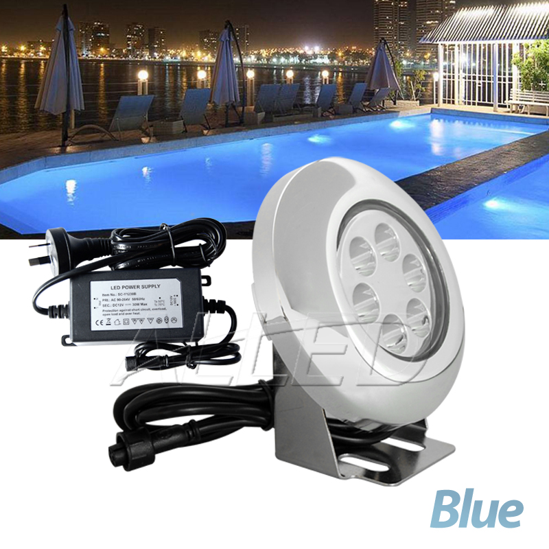 Blue Swimming Pool Light Spa Underwater Spot Lighting_12V_LED