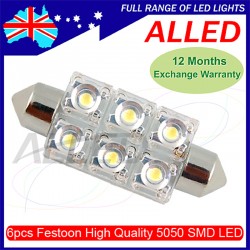 12V 42mm 6SMD LED Festoon...