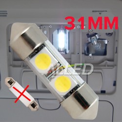 12V 2SMD LED Festoon Globe...