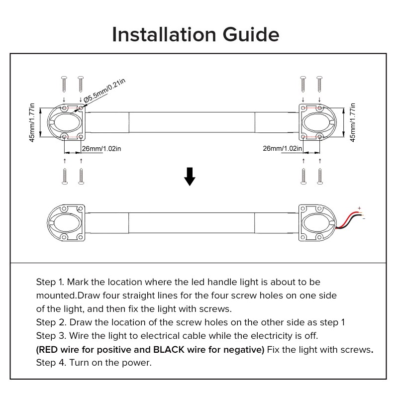 Led Handling 12volts LED Assist Handle light, RV Entry Door Assist Bar Lights, 12v ...