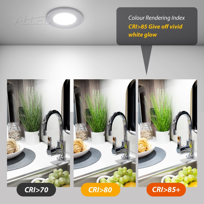 4x 12V LED Recessed Down Light Caravan Interior Ceiling Cabin Roof ...