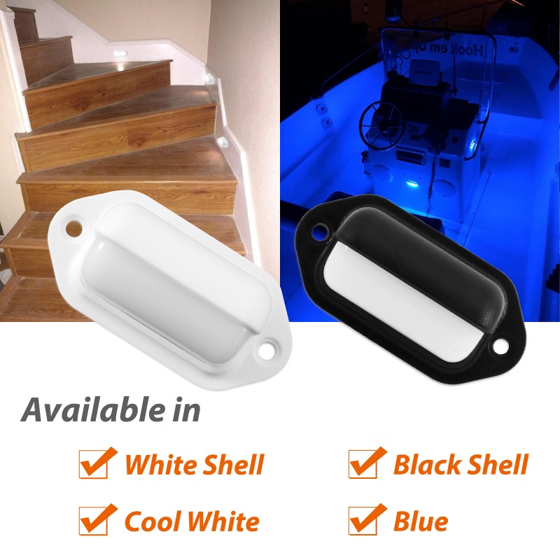 Courtesy Step 12V Waterproof LED Courtesy Light Deck/Garden/Boat/Stair/Step/RV Lamp