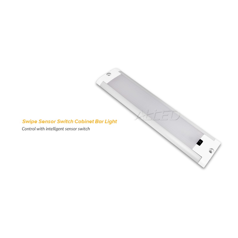 220/320mm Ultra Slim 12v LED Under Strip Light Bar With Swipe