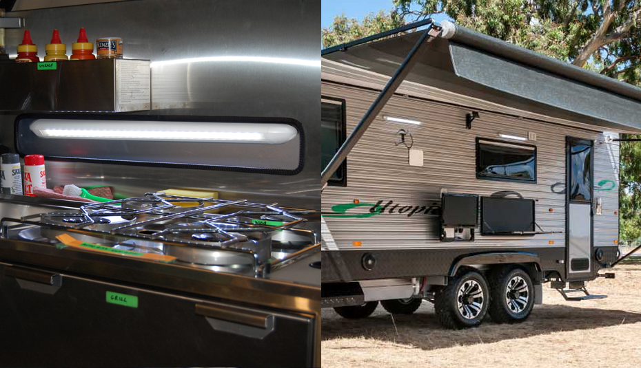 12V Waterproof 550mm LED Awning Strip Lights Motorhome Caravan